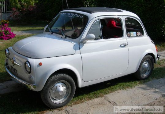 Fiat 500 anno 1974 restaurata professionalmente