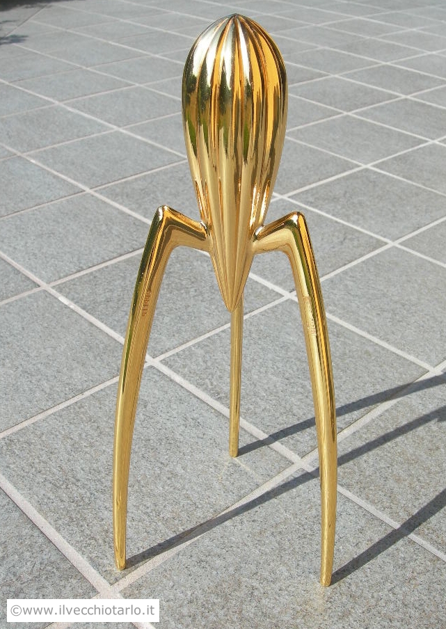 JUICY SALIF Philippe Starck Alessi limited edition gold. Spremiagrumi  edizione limitata 10000 pezzi placcataoro
