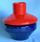 vaso bicolore di design anni settanta